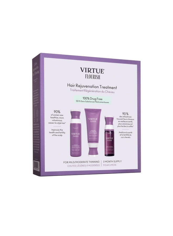 فيرتشو نظام فيرتشو فلوريش لنمو الشعر ١٠٠٪ بدون أدوية | مجموعة شهر واحد - Image 1