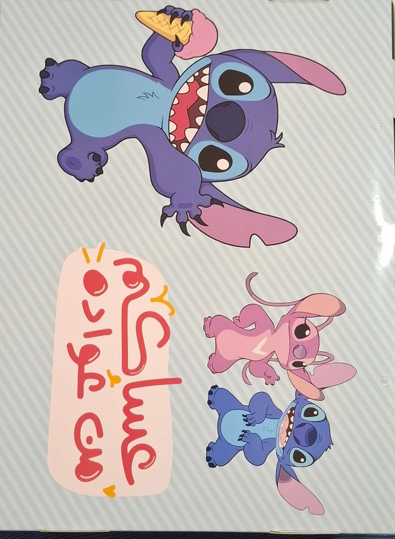 علب هدايا العيد للأطفال – مجموعة 12 علبة للحلوى والهدايا بتصميم كرتوني لطيف ليو وستيتش - Image 3