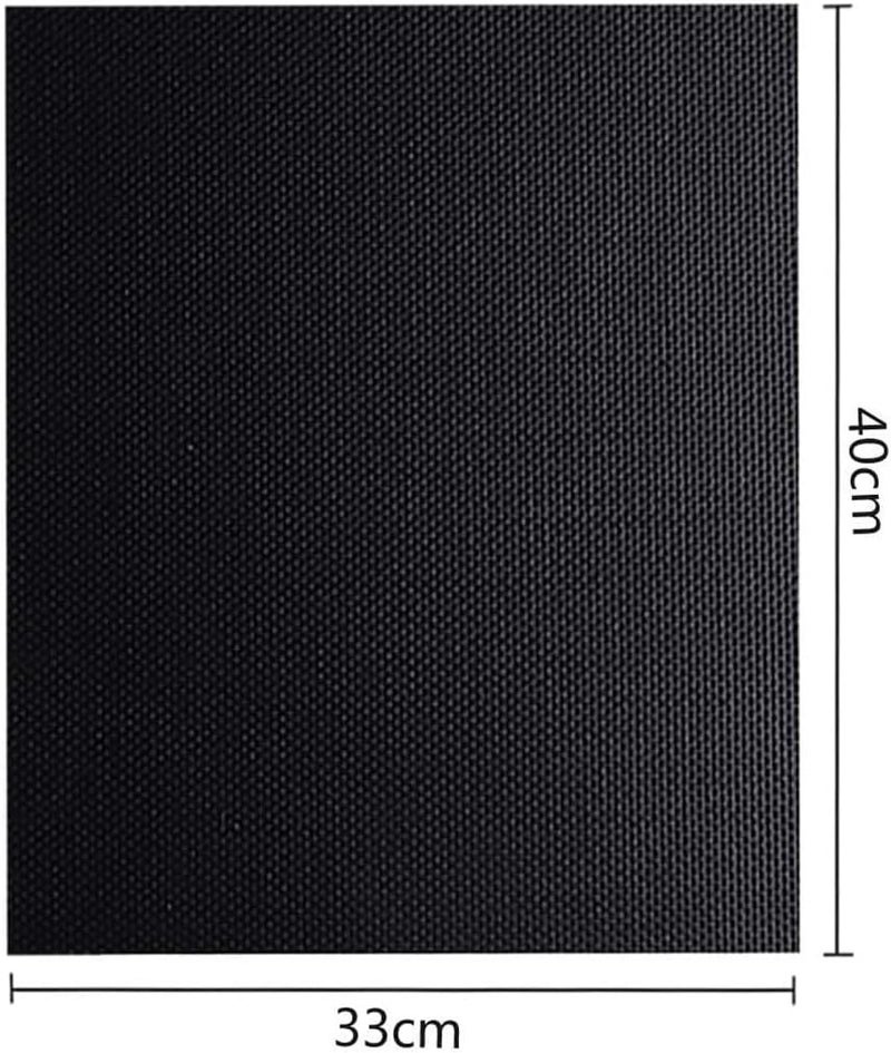 Starthi BBQ Grill Mat, 5 bbq Grill Mats Non Stick Reusable and Baking Mesh FDA-Certificated for Indoor Outdoor BBQ Works on Gas Charcoal Electric Grill Sheets 40x33CM (Black) - Image 2