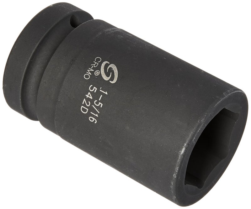 SUNEX TOOLS 542D 1" Drive Deep 6 Point Impact Socket 1-5/16"