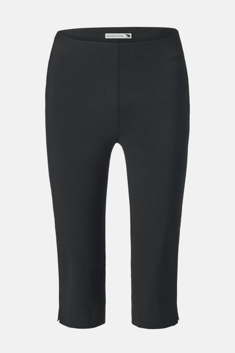 Tchibo سروال كابري نسائي ضيق 3/4، أسود - Image 2