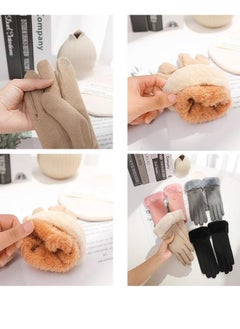 Generic Women's Gloves Winter Thickened Warm Gloves Cycling Gloves  - Image 3