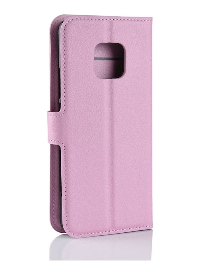 NIBEMINENT Protective Case Cover With Card Slot Holder For Huwei Mate 20 Pro Pink  - Image 5