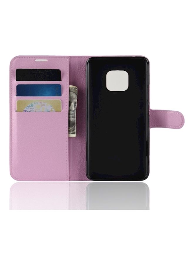 NIBEMINENT Protective Case Cover With Card Slot Holder For Huwei Mate 20 Pro Pink  - Image 2