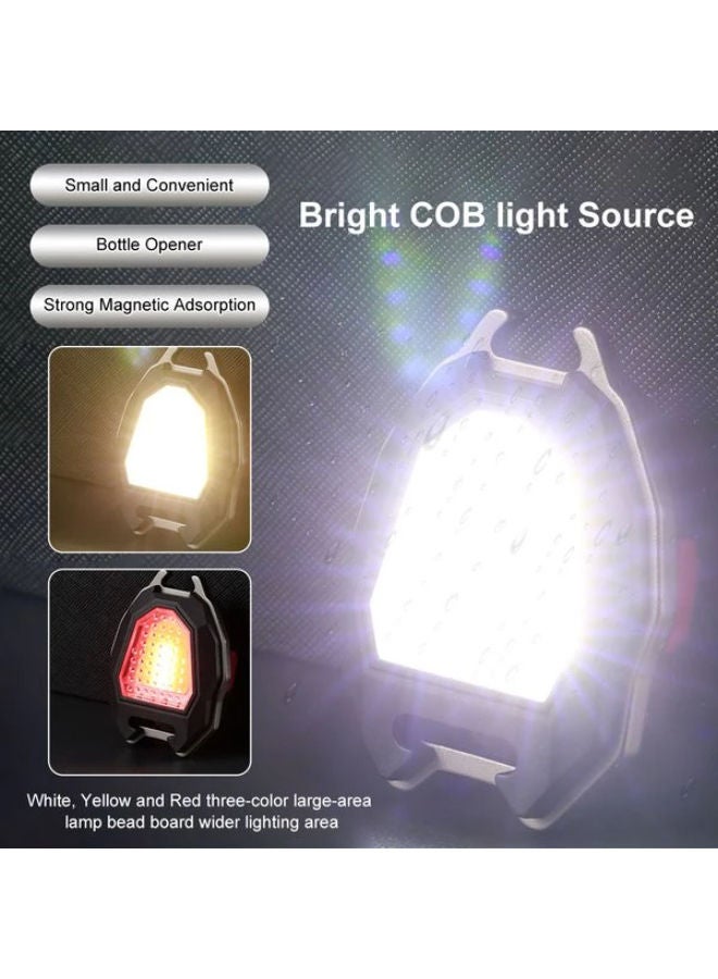 SHOPI Keychain Multifunctional Ultra-bright Portable Light Shield Mini LED luminous small flashlight keychain light strong light ultra - Image 3