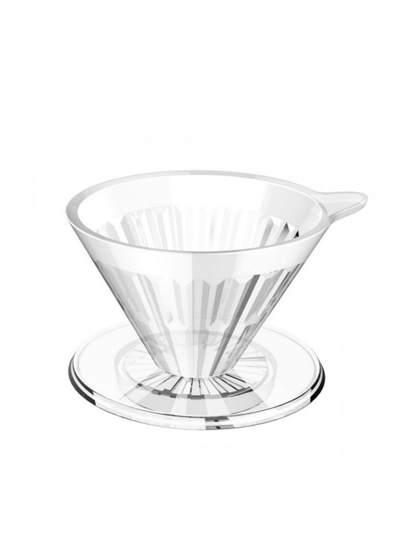 V60 Acrylic Coffee Dripper, Size 01 | Ideal for Brewing Coffee, Suitable for 1-2 Cups, Durable and Easy to Clean  - Image 1