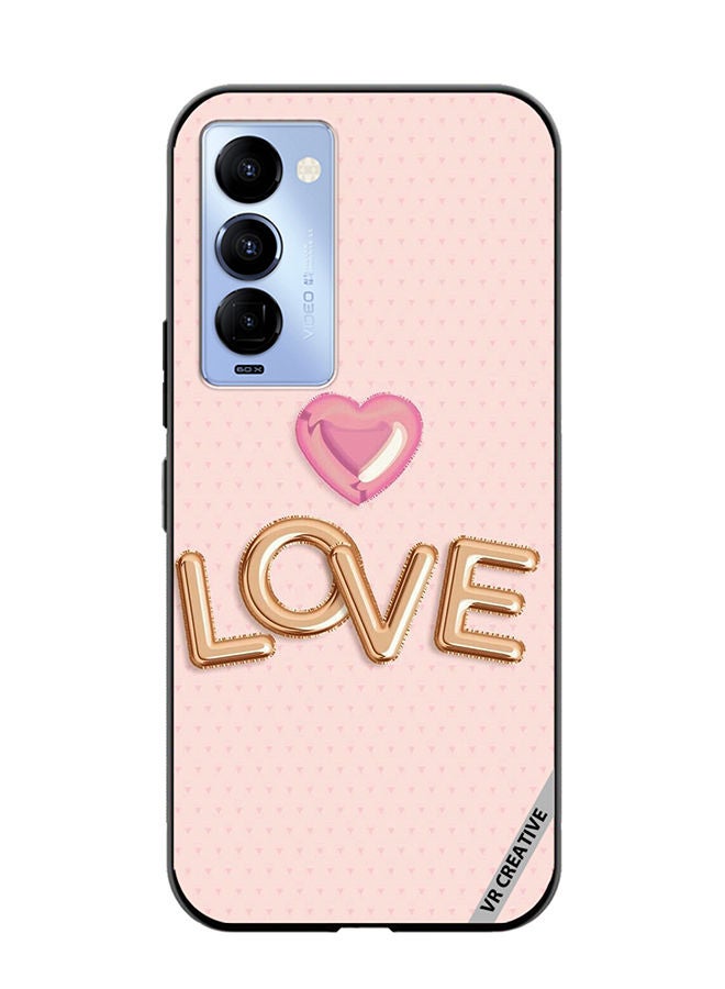 VR CREATIVE Protective Case Cover For Tecno Camon 18/18 P Heart And Love Design Multicolour - Image 1