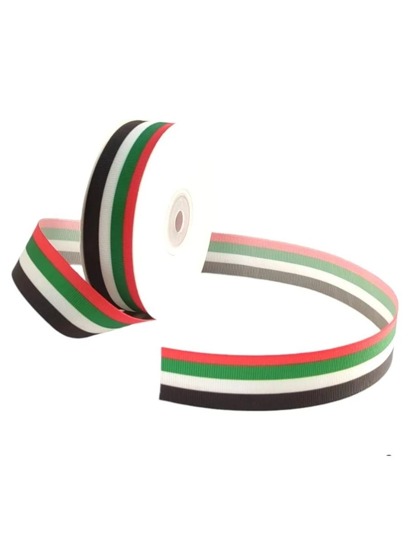 KRONFOL Polyester Grosgrain Ribbon,  Striped, Festive , nationalday,  Handmade Crafting Accessories... - Image 1