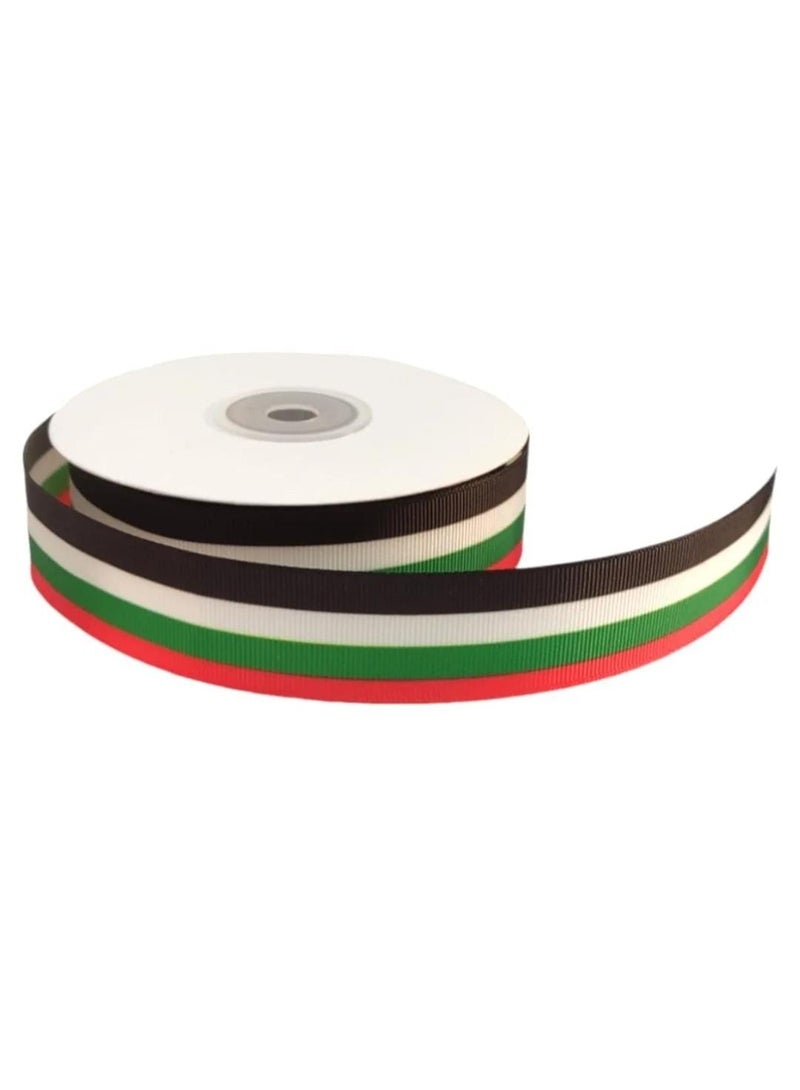 KRONFOL Polyester Grosgrain Ribbon,  Striped, Festive , nationalday,  Handmade Crafting Accessories... - Image 2