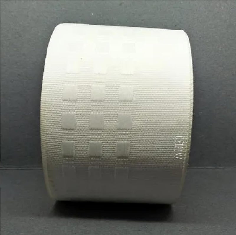 QZibeva QZibeva White Tape for Hook Type American Pleat for Windows and Door Curtains Weight 16 kg Thicked Stuffed Tape 40 Meter  - Image 1