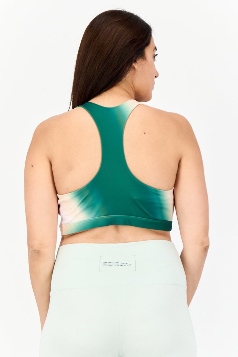 Adidas حمالة صدر رياضية مبطنة بشعار العلامة التجارية للنساء، متعددة الألوان - Image 4