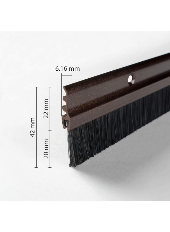 Deco Window Draught Excluder Brush for Doors – Weatherproof Door Seal Strip to Block Cold Air, Dust & Noise - Image 3
