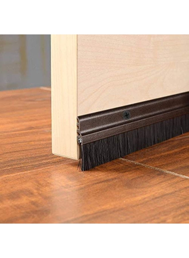 Deco Window Draught Excluder Brush for Doors – Weatherproof Door Seal Strip to Block Cold Air, Dust & Noise - Image 2