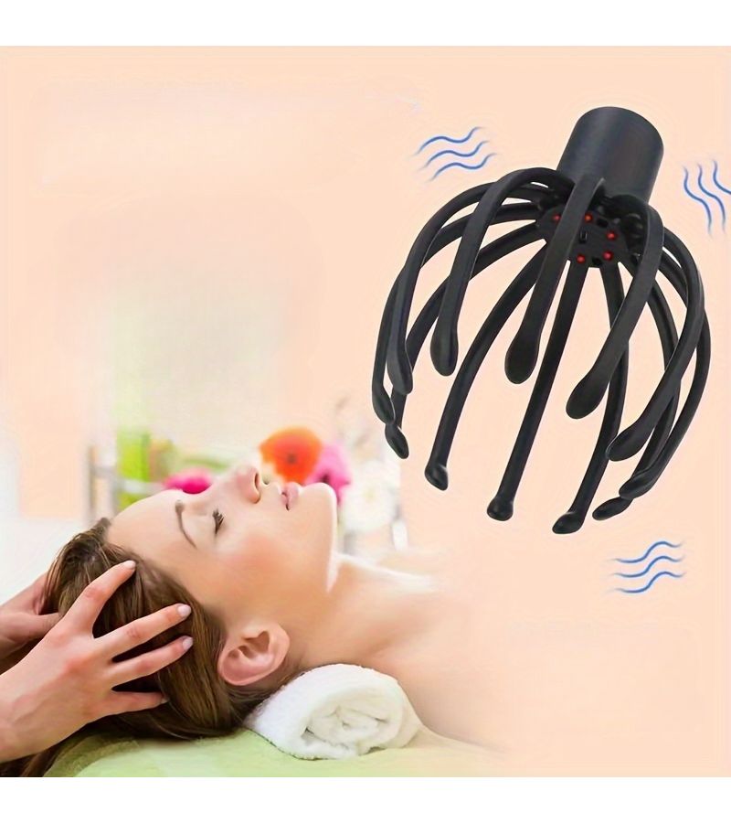 Electric Octopus Scalp Massager Set For Relaxation Holiday Dual Gift - Image 3