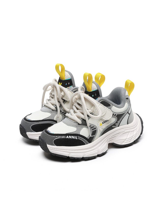 Annil Kids' Sneakers For Boys And Girls - Spring/summer 2025 New Arrival Soft-soled Retro Dad Shoes For Big Kids - Image 4