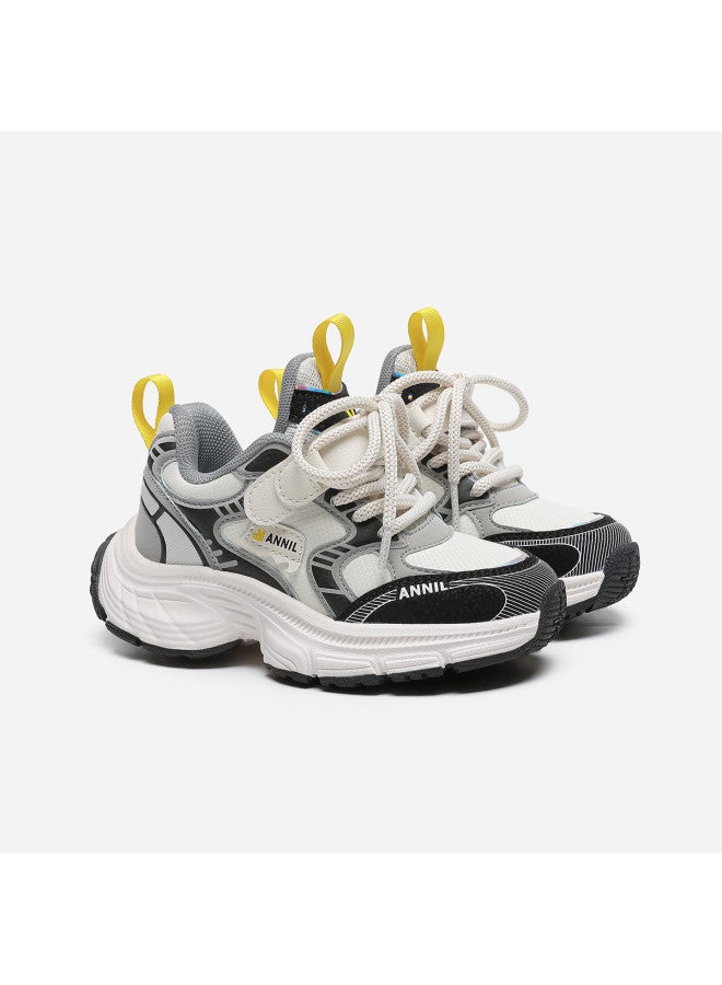 Annil Kids' Sneakers For Boys And Girls - Spring/summer 2025 New Arrival Soft-soled Retro Dad Shoes For Big Kids - Image 5