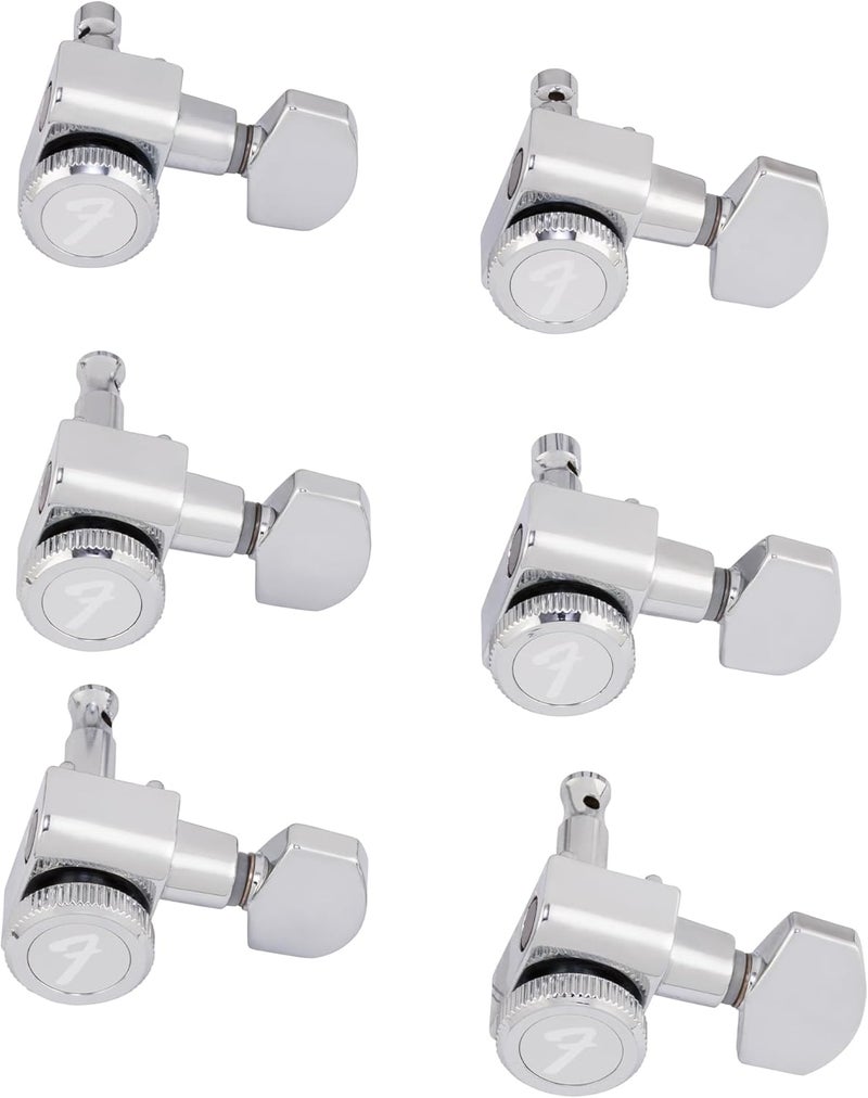 Fender Locking Tuning Machines for Stratocaster and Telecaster - Set of 6, Chrome - Image 1
