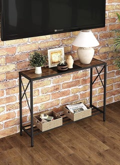 Sharpdo Storage Furniture 2-Layer Storage Console Table, Suitable For Living Room/Corridor/Sofa/Side Table 106*30*76CM  - Image 1