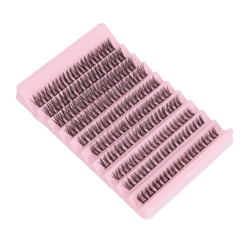 Individual Eyelashes DIY Realistic Synthetic Fibre Lightweight Strong Adhesive Cluster Eyelash Extensions 001 - Image 5