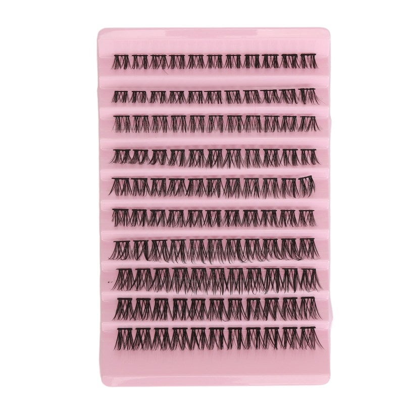 Individual Eyelashes DIY Realistic Synthetic Fibre Lightweight Strong Adhesive Cluster Eyelash Extensions 001 - Image 1