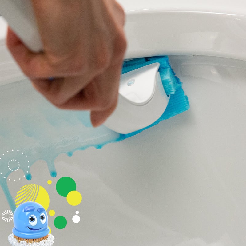 Scrubbing Bubbles Flushable Toilet Bowl Wand Cleaner Refills, Fresh Brush Cleaner Toilet Refill Pads, Removes Limescale & Odors, Citrus Scent, 20 Count (Pack of 1) - Image 5