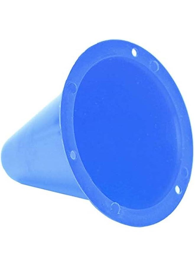 Generic - Football Marking Discs, Unbreakable PE Cone Shape 10pcs Football Cone, Improve The Controlling Ability of Football for Football Training Games for Boys(Blue) - Image 1