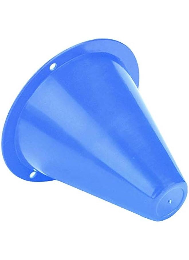 Generic - Football Marking Discs, Unbreakable PE Cone Shape 10pcs Football Cone, Improve The Controlling Ability of Football for Football Training Games for Boys(Blue) - Image 1