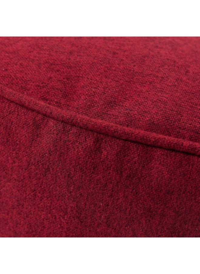 Indoor bean bag chair with filling, small chair, floor cushion, table, and footrest. Small and thin bean bag, 25 x 45 cm diameter. - Image 3
