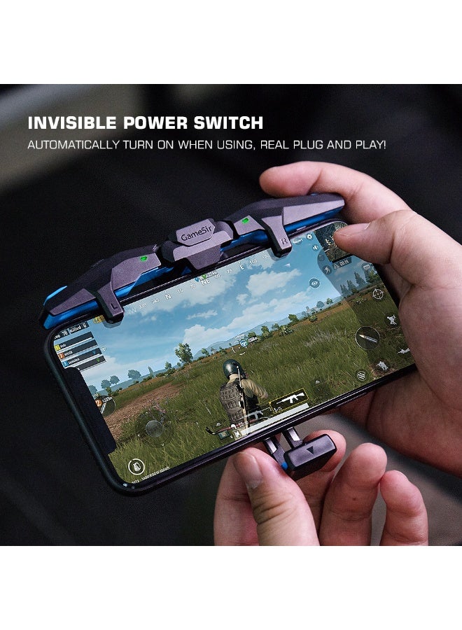 general Classic Gamepad GameSir F4 Falcon Mobile Gaming Controller Wireless Connections Plug and Play for iOS Android Mobile 4 Turbo Modes Portable Aesthetically Pleasing Functional Unique Foldable Customizable Buttons - Image 5