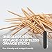 GERMANIKURE Grey Glass Cuticle Stick in Suede Sleeve - Ethically Made in Czech Republic - Cuticle Pusher & Remover, Callous & Dry Skin Fingertip File, Nail Shaper - Image 3