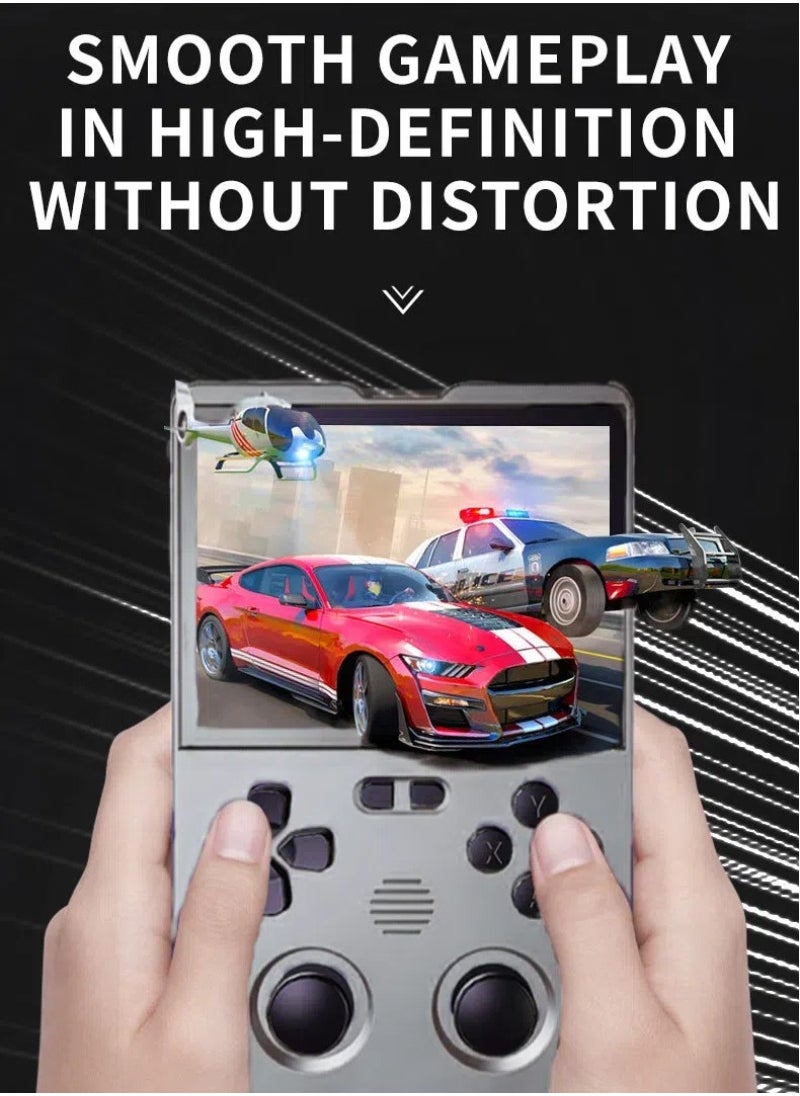 XU10 Retro Handheld Game Console – 3.5” IPS, 8000 Preloaded Games, 64GB, 12 Languages (Arabic Support), Kids & Adults