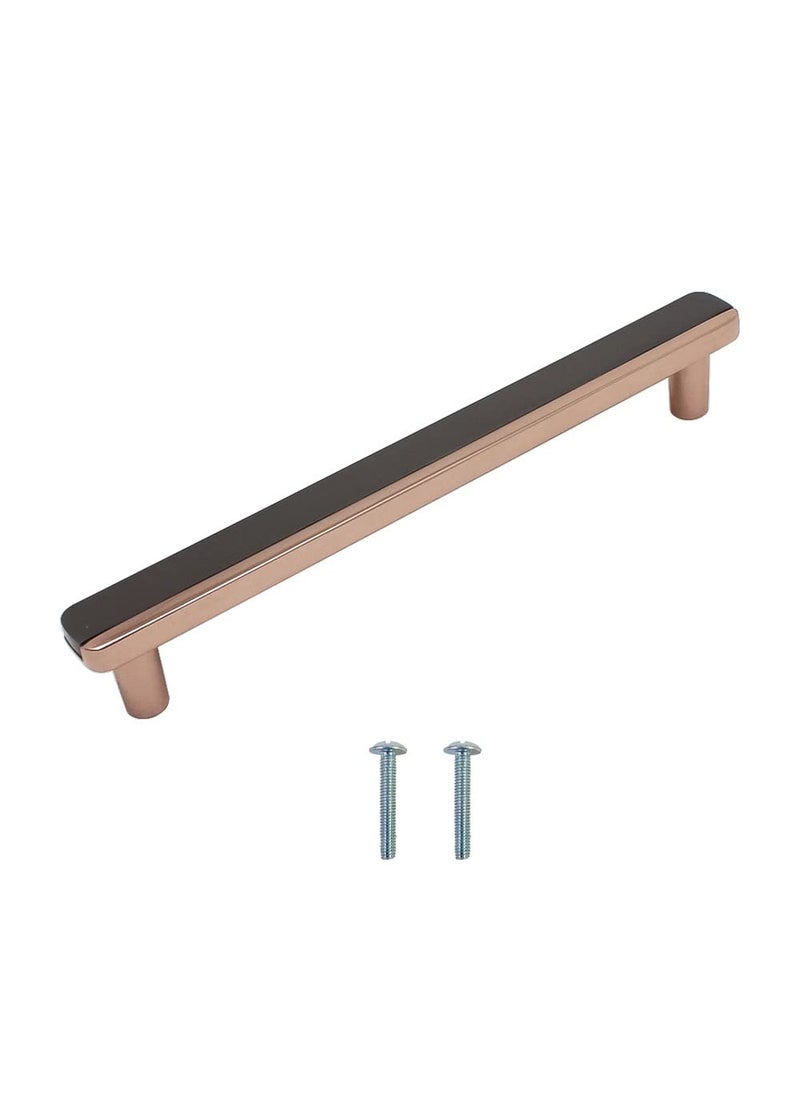 Volo VOLO Black Rose Gold CabinetWardrobe Door HandlesCupboard Drawer Pull HandleKitchen Drawer Pulls Knob_S178 Black Rose Gold Finish 224 mm 4  - Image 1