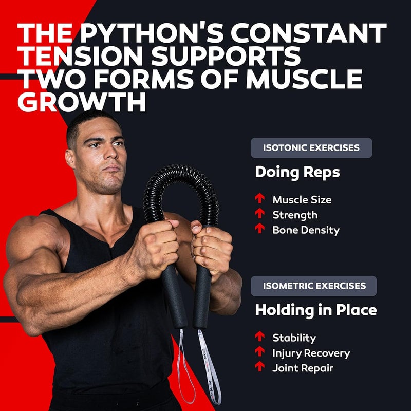 Core Prodigy Python Power Twister Bar - Upper Body Exercise for Chest, Shoulder, Forearm, Bicep and Arm Strengthening Workout Equipment by - Image 4