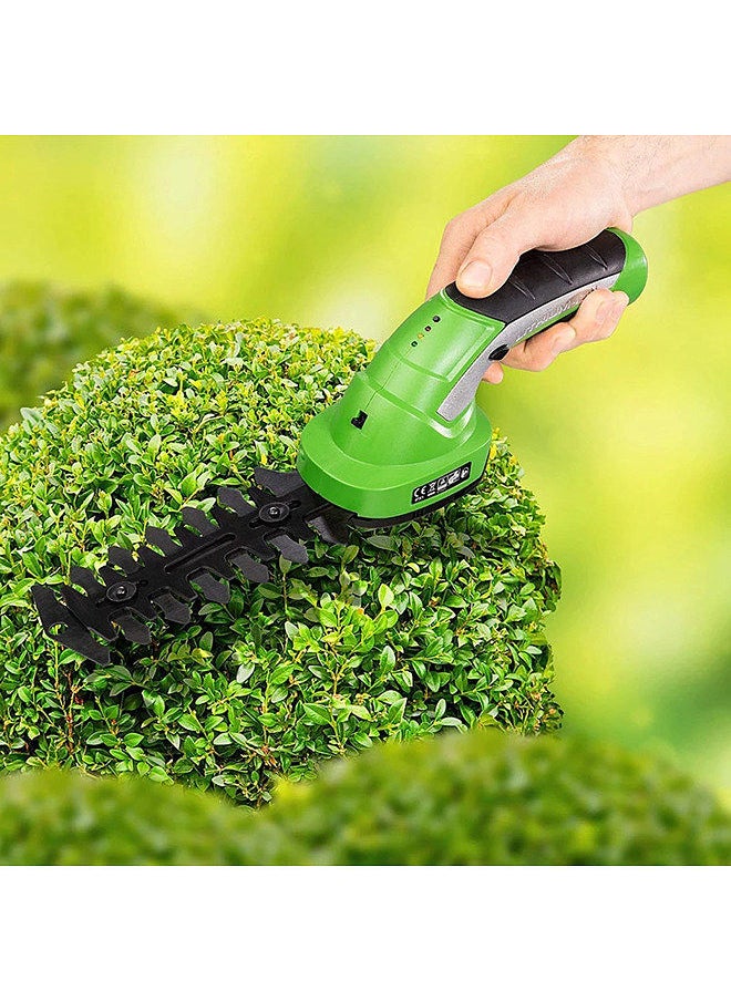 Generic - 2 in 1 Cordless Grass Shears, Hedge Trimmer, Electric Pruning Shears with Rotating Handle for Clean Lawn Edges Shrub it in perfect shape - Image 1
