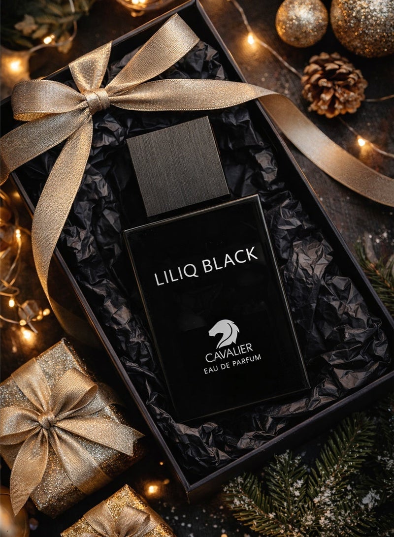 كافاليير بيرفيوم عطر نسائي فاخر، كافالير ليليك بلاك، أو دو بارفان، 100 مل | عطر خشبي وعنبري أنيق بلمسة فاكهية وناعمة | أفضل عطر نسائي يدوم طويلاً - Image 5