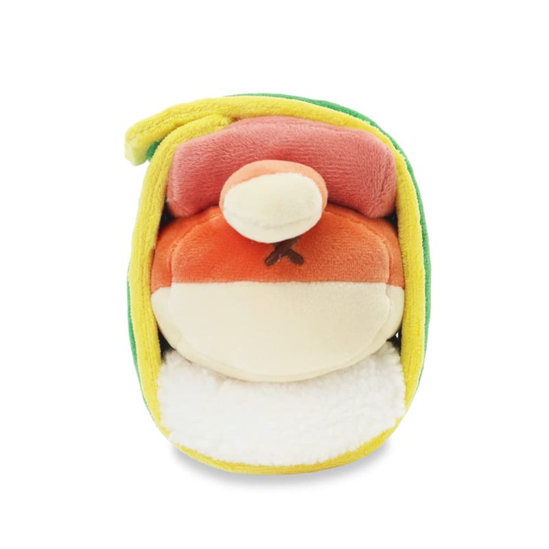 Anirollz Stuffed Animal Plush Toy - Official SPAM Musubi Blanket Outfitz Doll | Soft  Squishy  Warm  Cute  Comfort  Safe| Pillow with Fox - Birthday Decorations Graduation Gift 6"" Foxiroll - Image 5