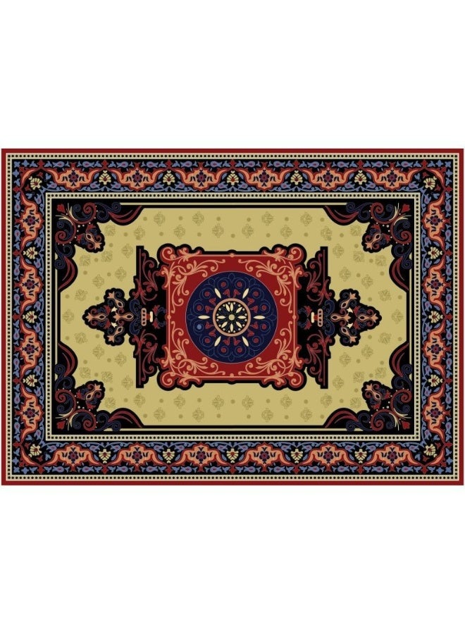 آنا سجاد فخم مقاوم للانزلاق بحجم 80*120 سم لغرفة المعيشة في المنزل - Image 1