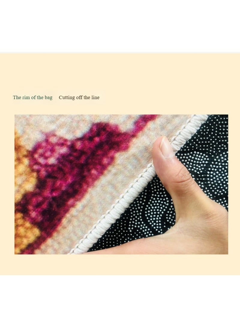 آنا سجاد فخم مقاوم للانزلاق بحجم 80*120 سم لغرفة المعيشة في المنزل - Image 3