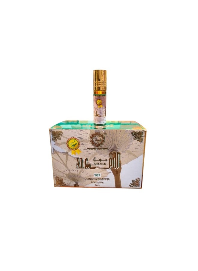 عطر المسك رول6مل12قطعة