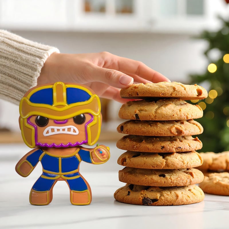 Funko Marvel Holiday POP Vinyl Figure | Gingerbread Thanos - Image 5