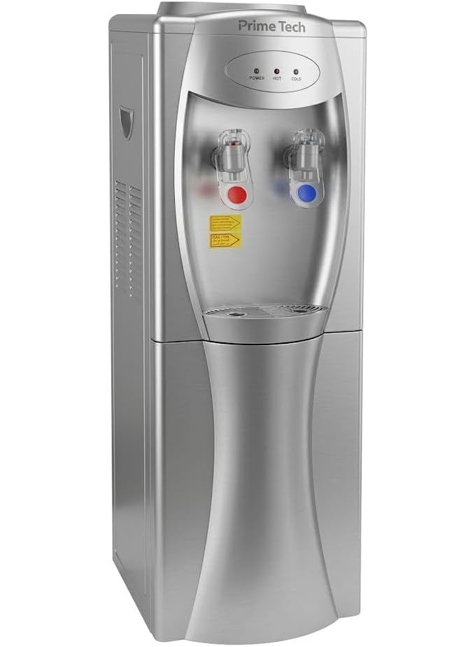 PRIME TECH Water dispenser PT-33SI Free Standing Hot and Cold, 2 Taps, Silver - Image 1