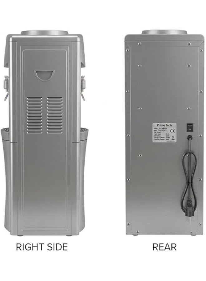 PRIME TECH Water dispenser PT-33SI Free Standing Hot and Cold, 2 Taps, Silver - Image 2