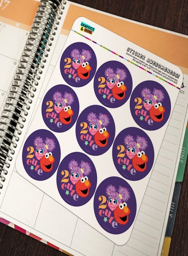 GRAPHICS & MORE Sesame Street Elmo and Abby 2 Cute Planner Calendar Scrapbooking Crafting Stickers - Image 5