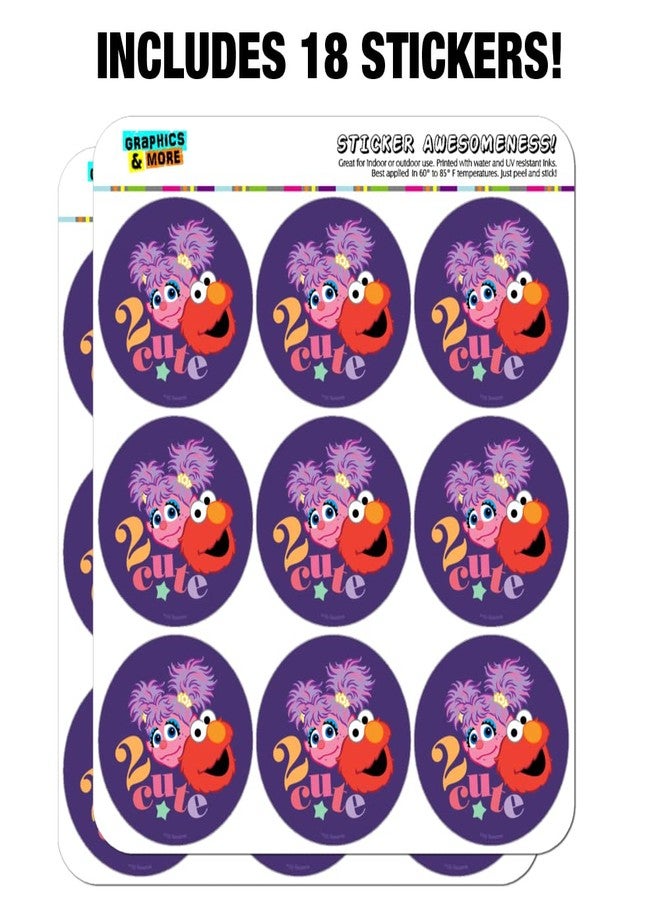 GRAPHICS & MORE Sesame Street Elmo and Abby 2 Cute Planner Calendar Scrapbooking Crafting Stickers - Image 3