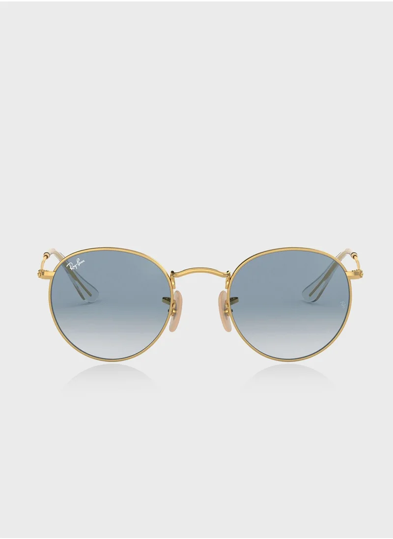 Ray-Ban 0Rb3447N Round Metal Sunglasses