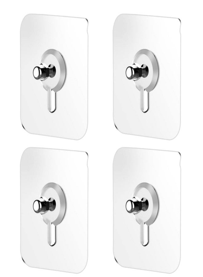 Decorcrafts Photo Frame Hooks for Wall Without Drilling/self Adhesive Hooks 10 Pack Self Adhesive Hooks for Wall Heavy Duty Strong Nail Free for Hanging Photo Frame Transparent Stainless Steel (10) - Image 4