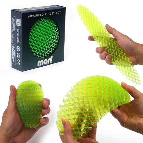 Morf Fidget Worm Toy - Flexible 3D Sensory Slug Figgy Toy for Kids, Teens, and Adults – Stretchy, Quiet, Stress and Anxiety Relief, Focus - For Play, School, Work Gifts, Great For Classroom and Office - Image 1