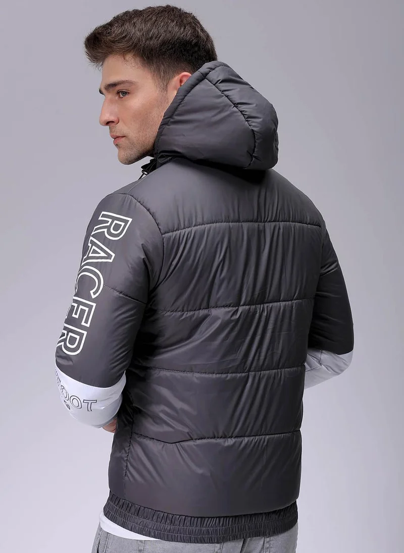 ذا انديان كراج كو Men Slim Fit Mix & Match Puffer Jackets