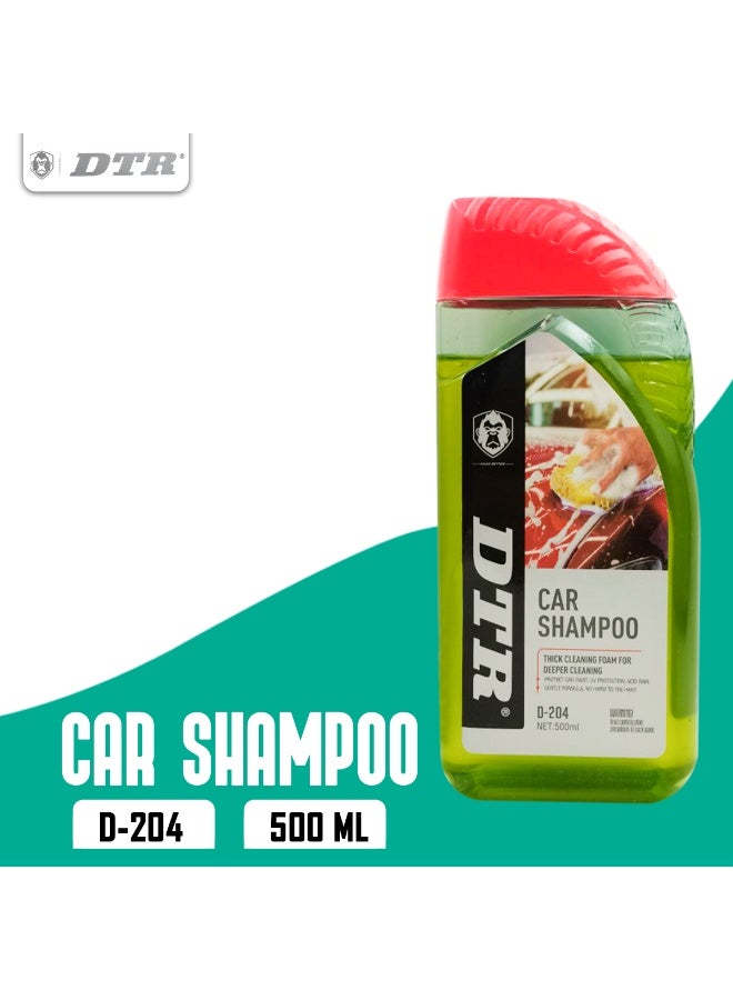 DTR Car Shampoo 500ML High Foam Car Wash Liquid Thick Cleaning Foam Paint Safe Vehicle Cleaning Shampoo - Image 5
