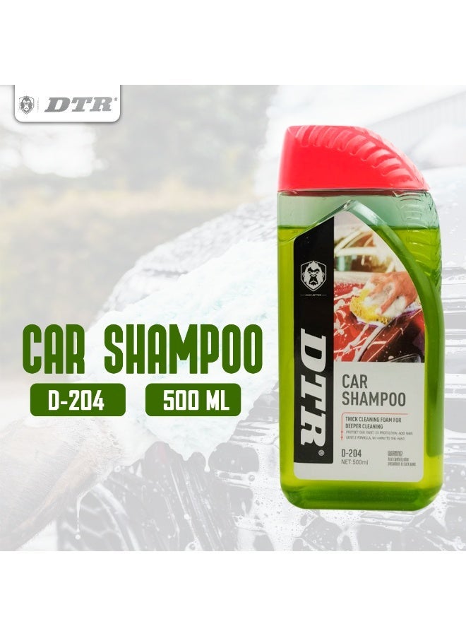 DTR Car Shampoo 500ML High Foam Car Wash Liquid Thick Cleaning Foam Paint Safe Vehicle Cleaning Shampoo - Image 1